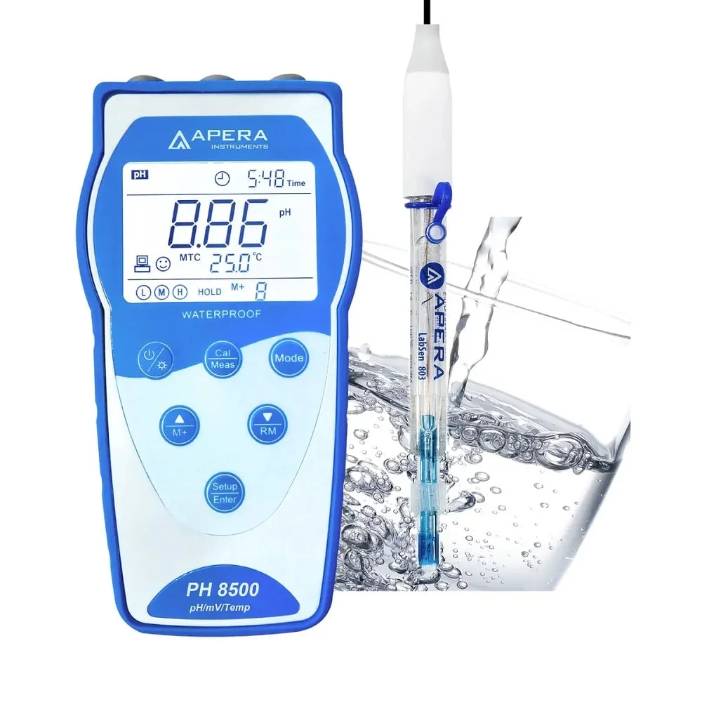 PH8500-PW pH Meter for Pure Water with GLP Memory Function and Data Output